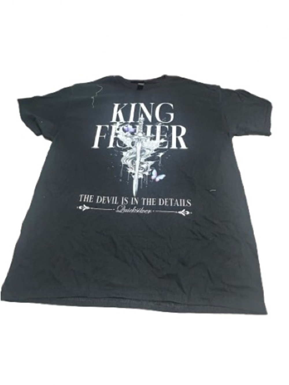 King Fisher Black Graphic Tee - The Devil Is In The Details
